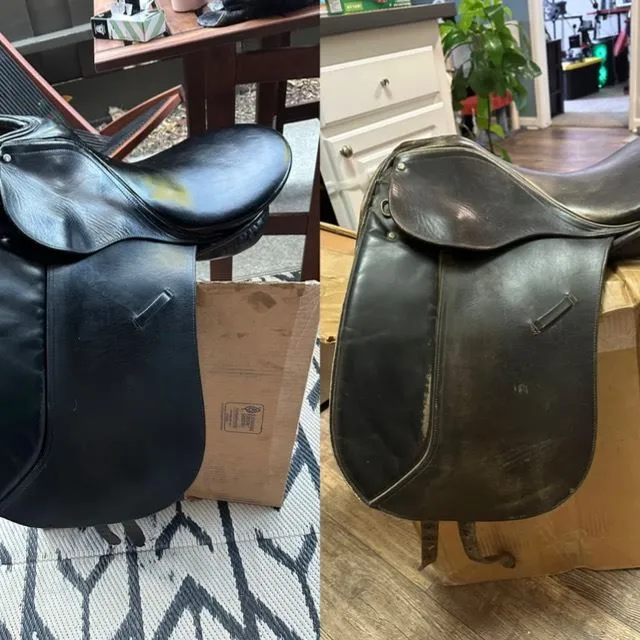 Saddle restoration progress