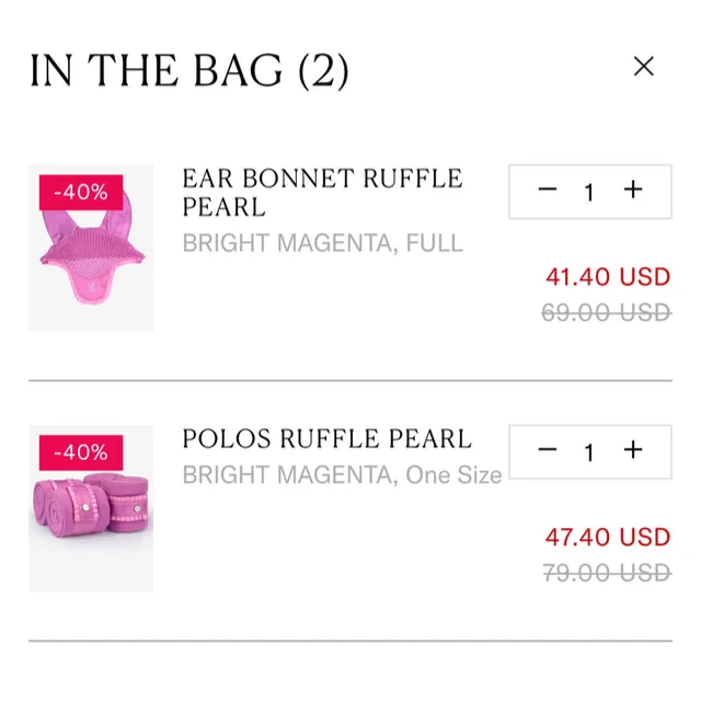 Magenta saddle pad/ out of stock? Discontinued?